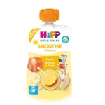 Hipp Hippis Smoothies for Children From 12 Months Peach with Apple and Banana 120g - image-0